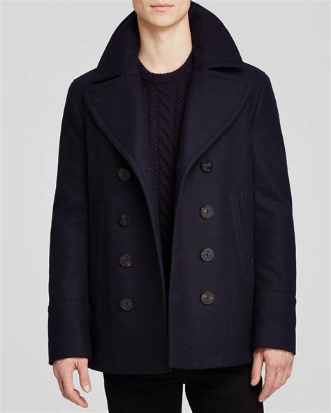 Burberry Eckford Pea Coat Men 